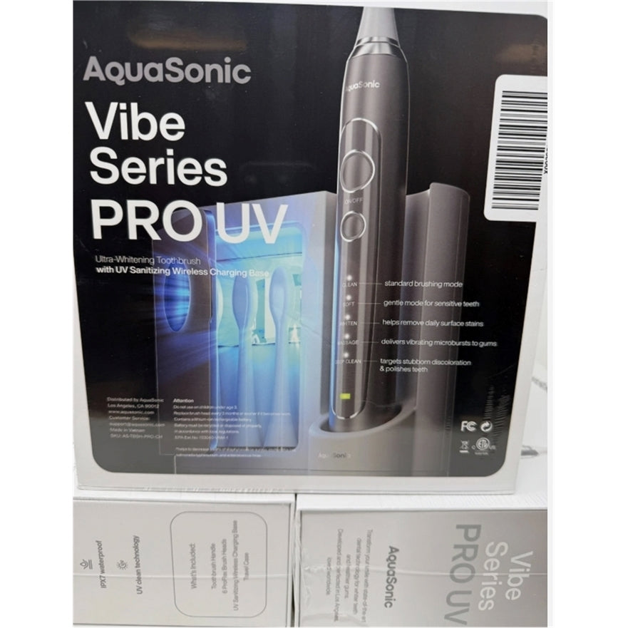 Aquasonic Vibe Series PRO – Ultra-Whitening Electric Toothbrush