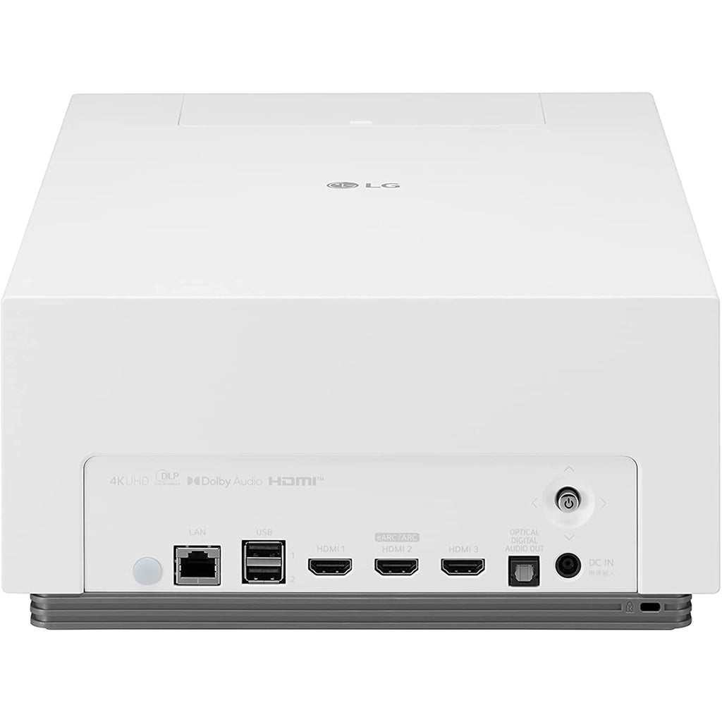 LG Electronics HU710PW 1500-Lumen 4K (3840x2160) DLP Projector, White (Certified Refurbished)