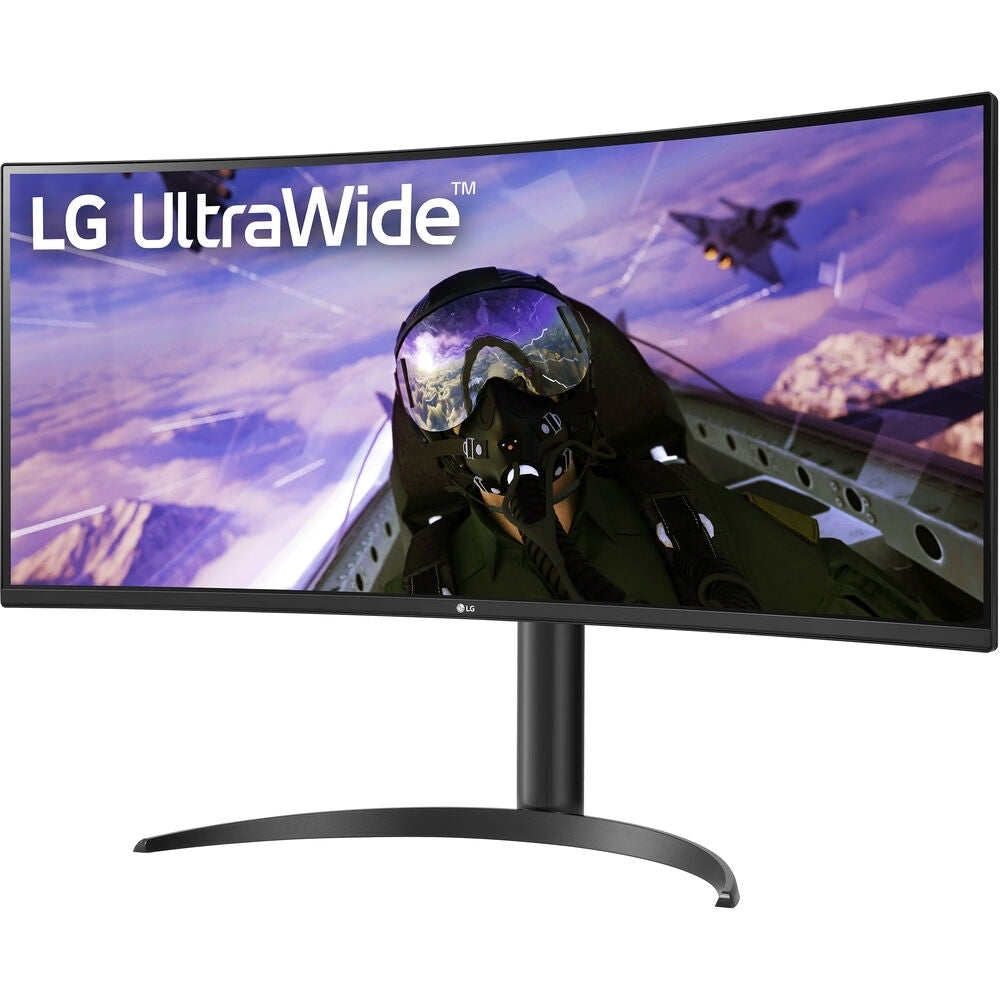 LG 34WP65C-B 34" UW-QHD (3440x1440) 160Hz 5ms Curved LCD FreeSync Monitor, Black (Certified Refurbished)