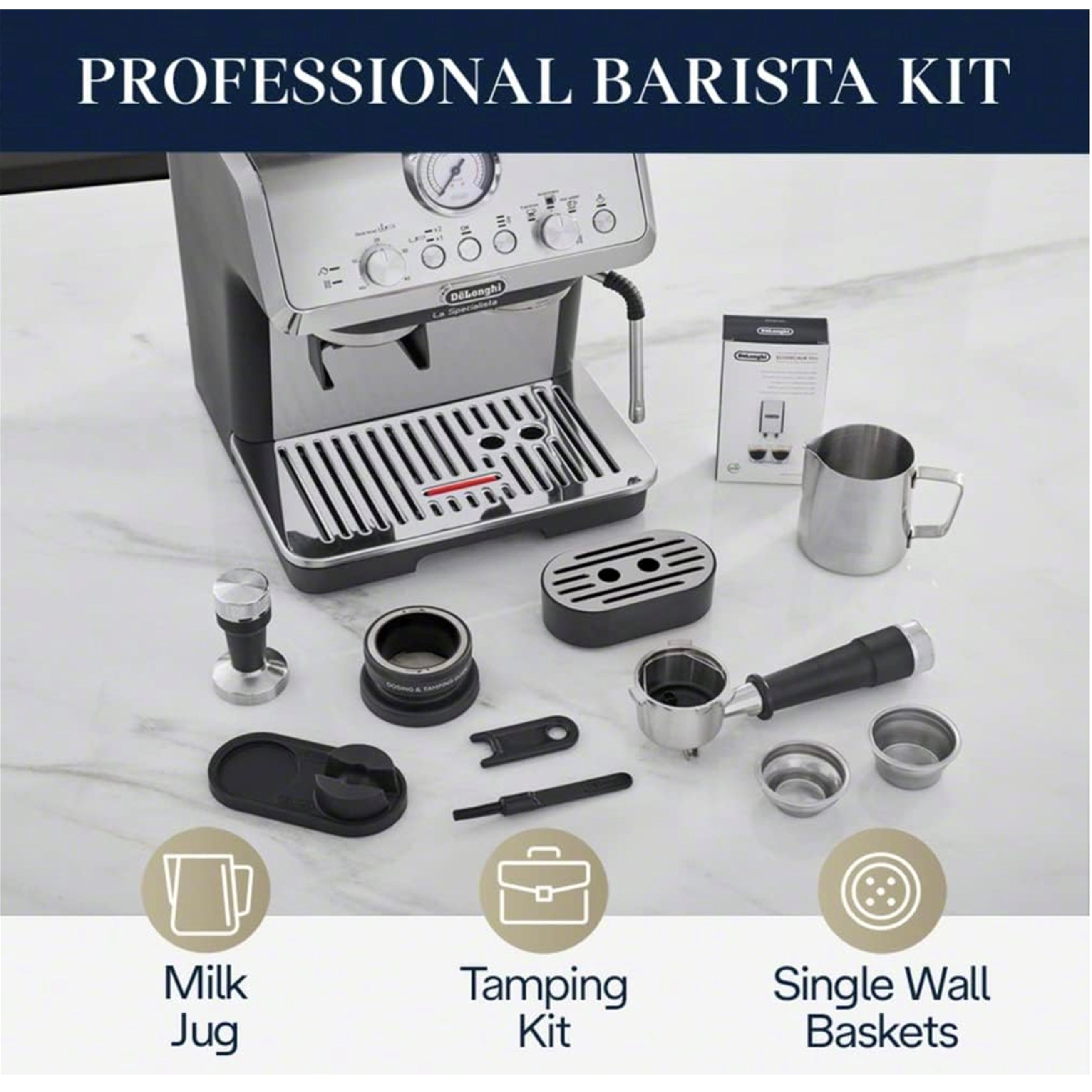 De'Longhi La Specialista Espresso Latte and Cappuccino Machine with Grinder and Milk Frother (Used - Good)